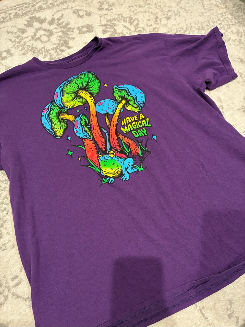 DOM Purple Mushroom Shirt